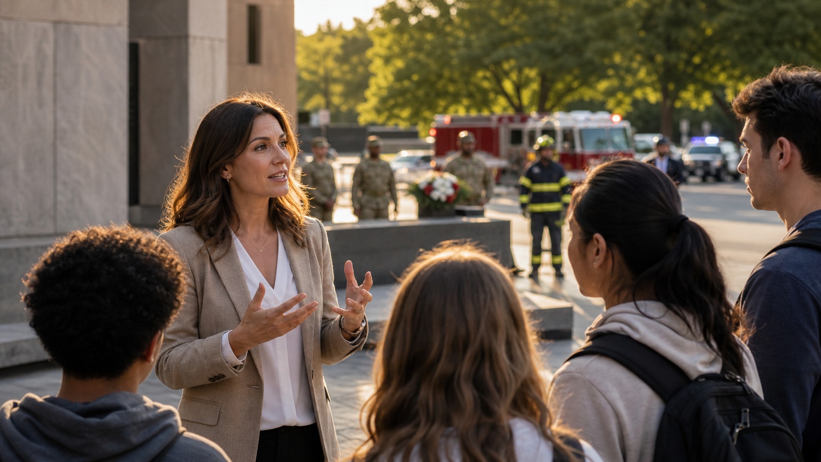 Civilian responders and service members coordinating preparedness to represent the common defense; plain-language orientation article featured image